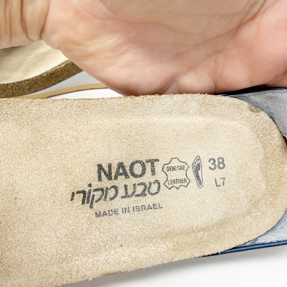 Naot Women's Mermaid Navy Blue Sandal 7 - Picture 4 of 9